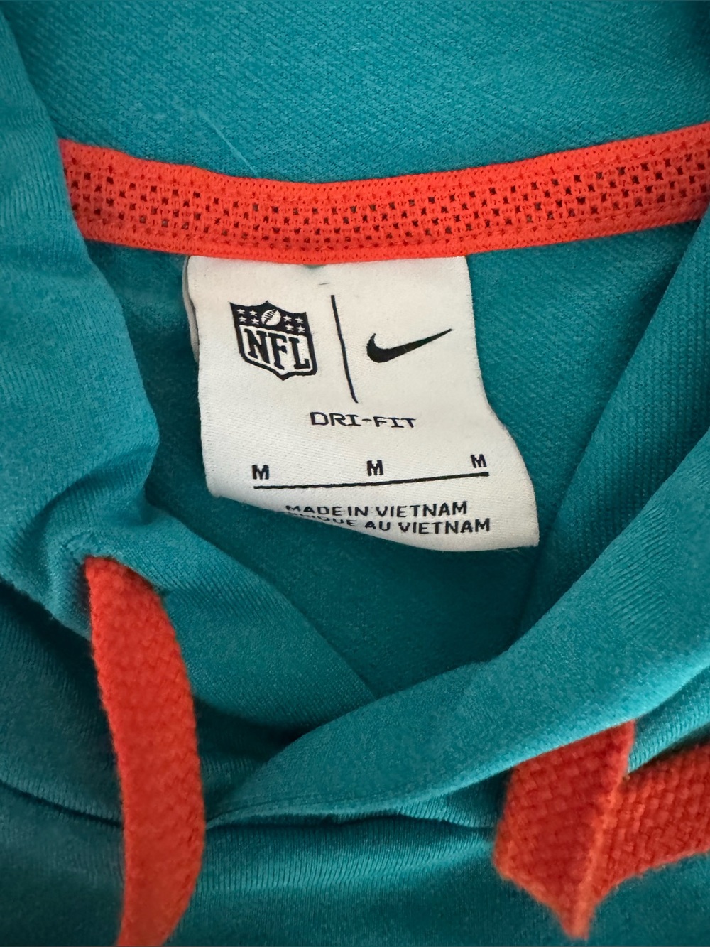 NFL Miami Dolphins Nike Dri-Fit Hoodie Size Medium & New Era 9Forty Snapback Cap - Picture 4 of 14